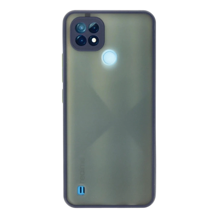BFS  Realme C21 Kılıf Montreal Silikon Kapak - Lacivert
