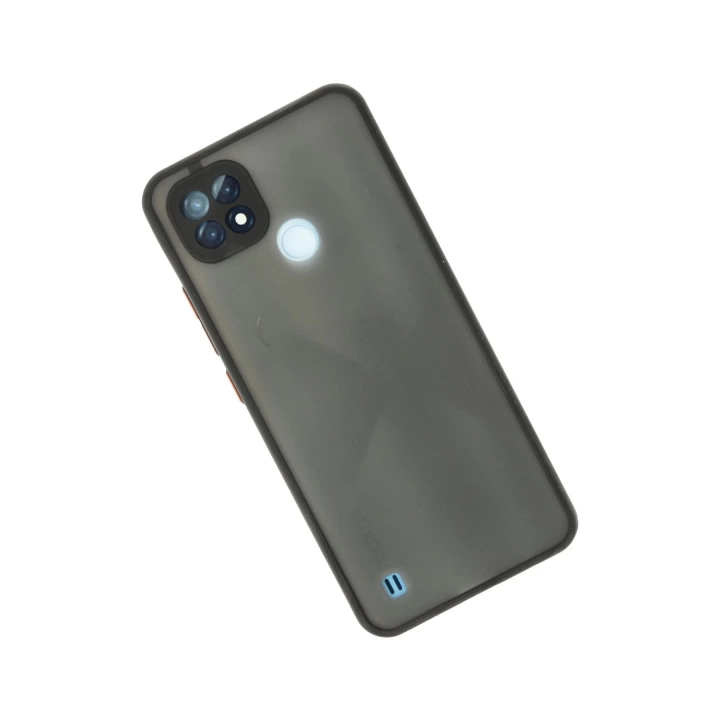 BFS  Realme C21 Kılıf Montreal Silikon Kapak - Siyah
