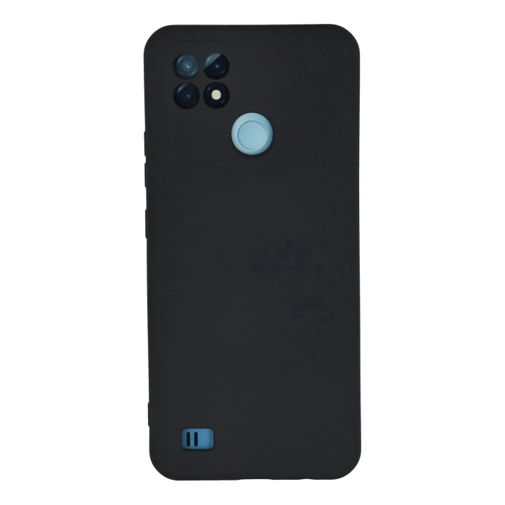 BFS  Realme C21 Kılıf Nano içi Kadife Silikon - Lacivert