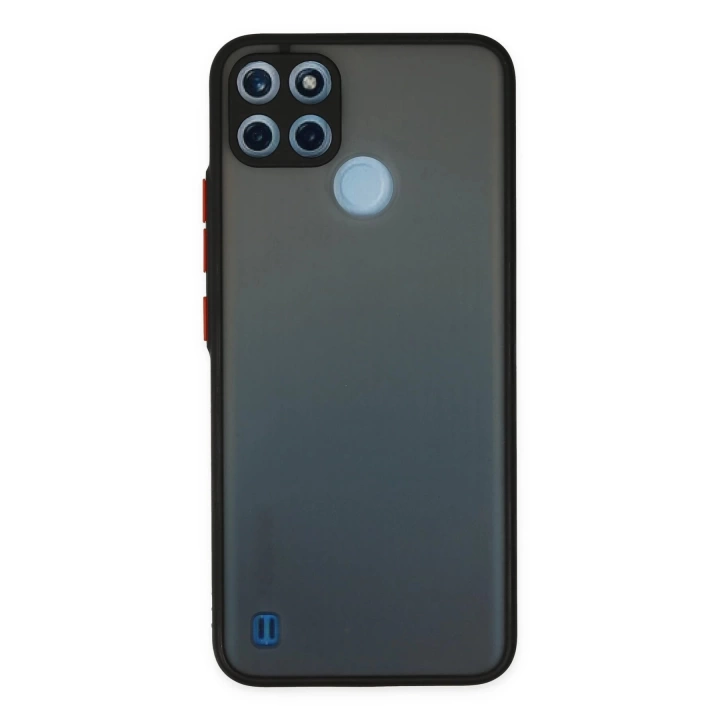 BFS  Realme C21Y Kılıf Montreal Silikon Kapak - Siyah