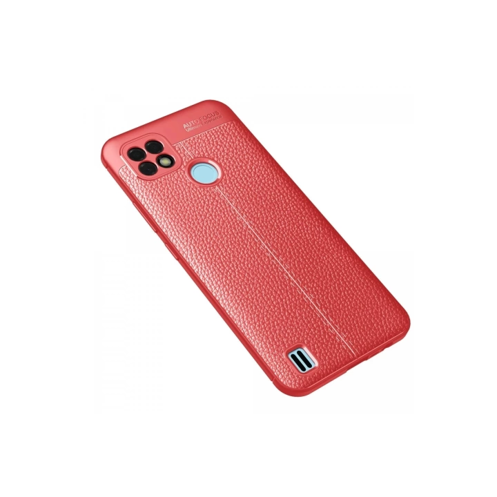 BFS  Realme C25 Kılıf Auto Focus Kapak - Kırmızı