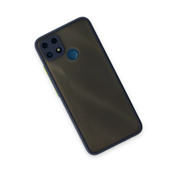 BFS  Realme C25 Kılıf Montreal Silikon Kapak - Lacivert