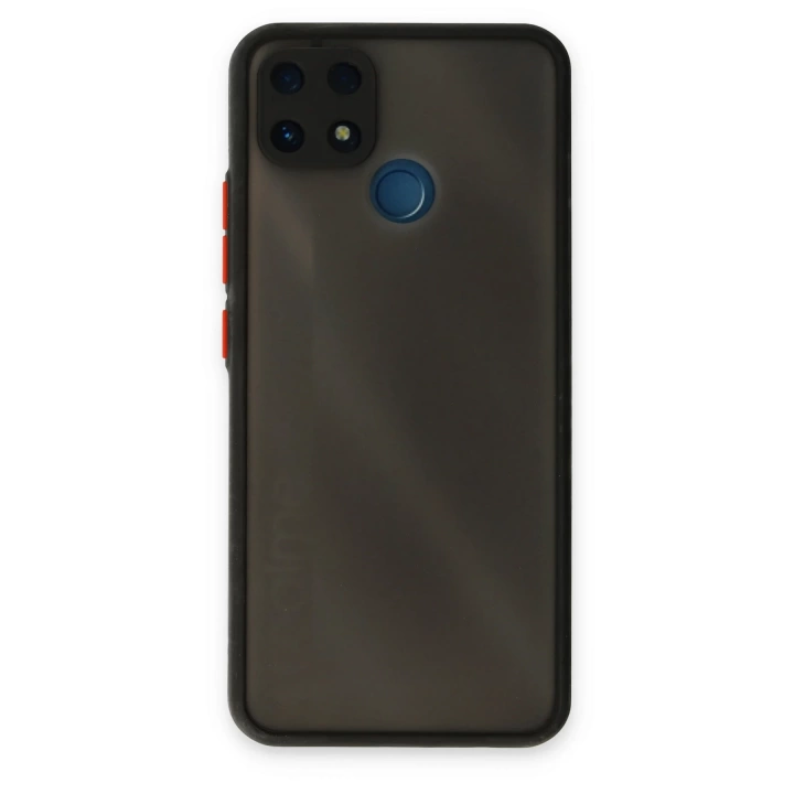 BFS  Realme C25 Kılıf Montreal Silikon Kapak - Siyah
