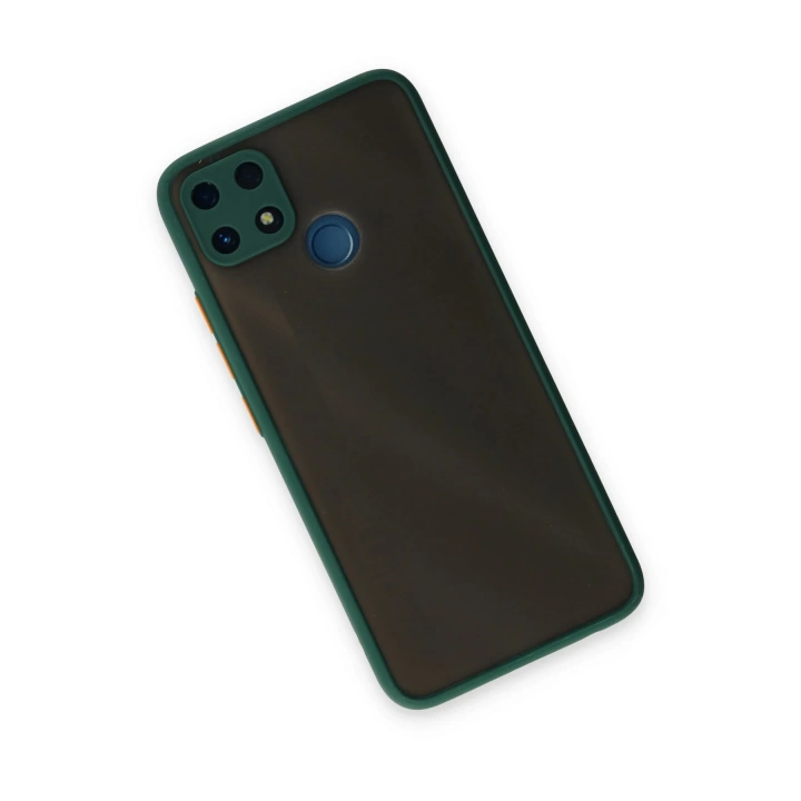 BFS  Realme C25 Kılıf Montreal Silikon Kapak - Yeşil