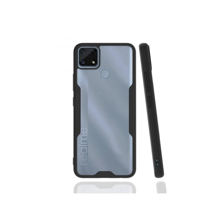 BFS  Realme C25 Kılıf Platin Silikon - Siyah