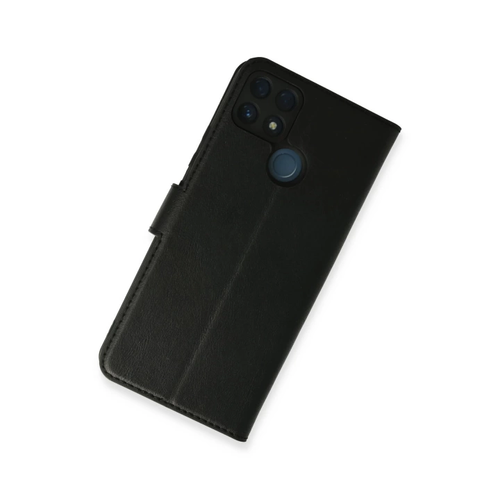 BFS  Realme C25 Kılıf Trend S Plus Kapaklı Kılıf - Siyah