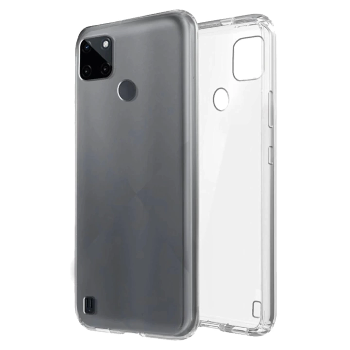 BFS  Realme C25Y Kılıf Lüx Şeffaf Silikon