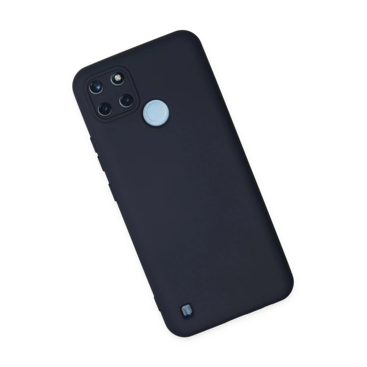 BFS  Realme C25Y Kılıf Nano içi Kadife Silikon - Lacivert