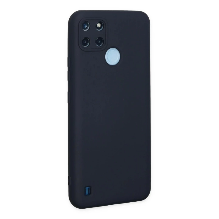 BFS  Realme C25Y Kılıf Nano içi Kadife Silikon - Lacivert