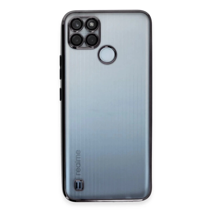 BFS  Realme C25Y Kılıf Razer Lensli Silikon - Siyah