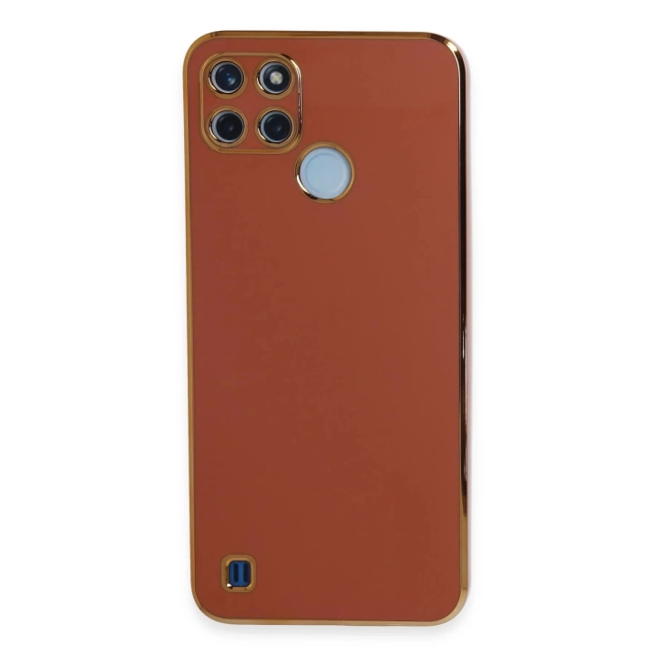 BFS  Realme C25Y Kılıf Volet Silikon - Kırmızı