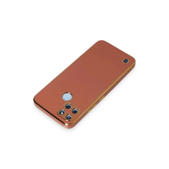 BFS  Realme C25Y Kılıf Volet Silikon - Kırmızı