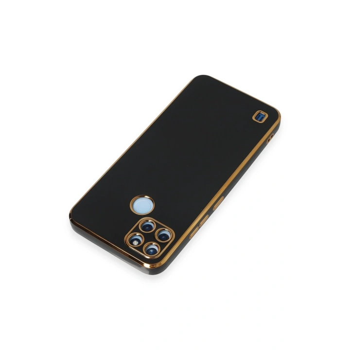 BFS  Realme C25Y Kılıf Volet Silikon - Siyah