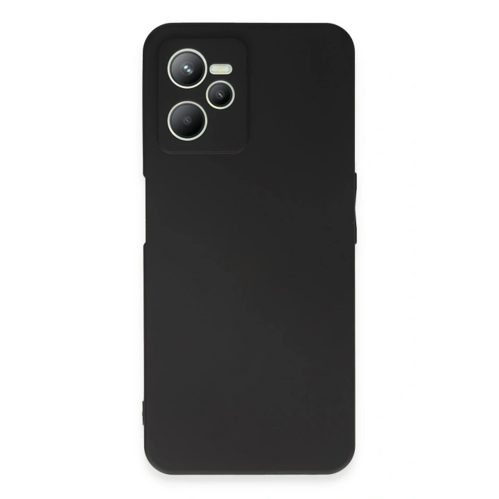 BFS  Realme C35 Kılıf First Silikon - Siyah