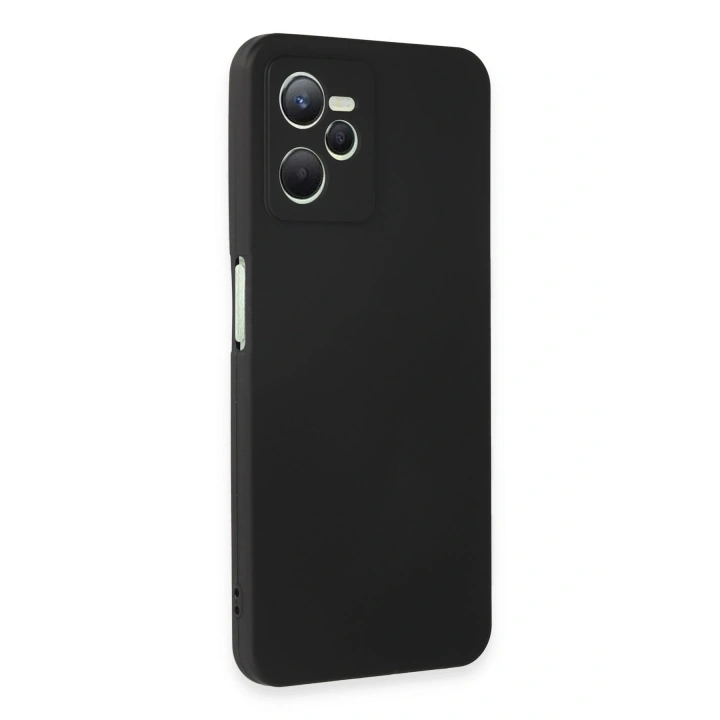 BFS  Realme C35 Kılıf First Silikon - Siyah