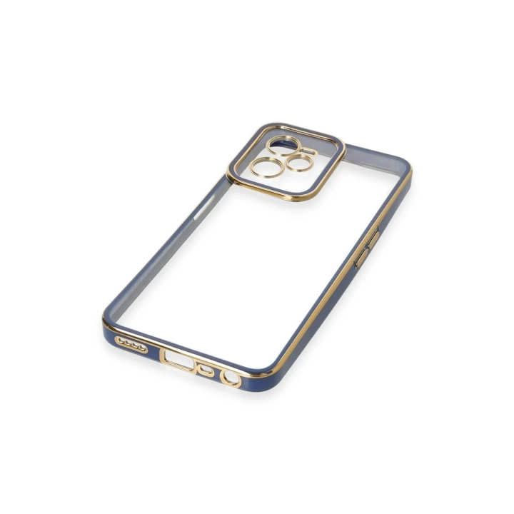 BFS  Realme C35 Kılıf Liva Lens Silikon - Mavi