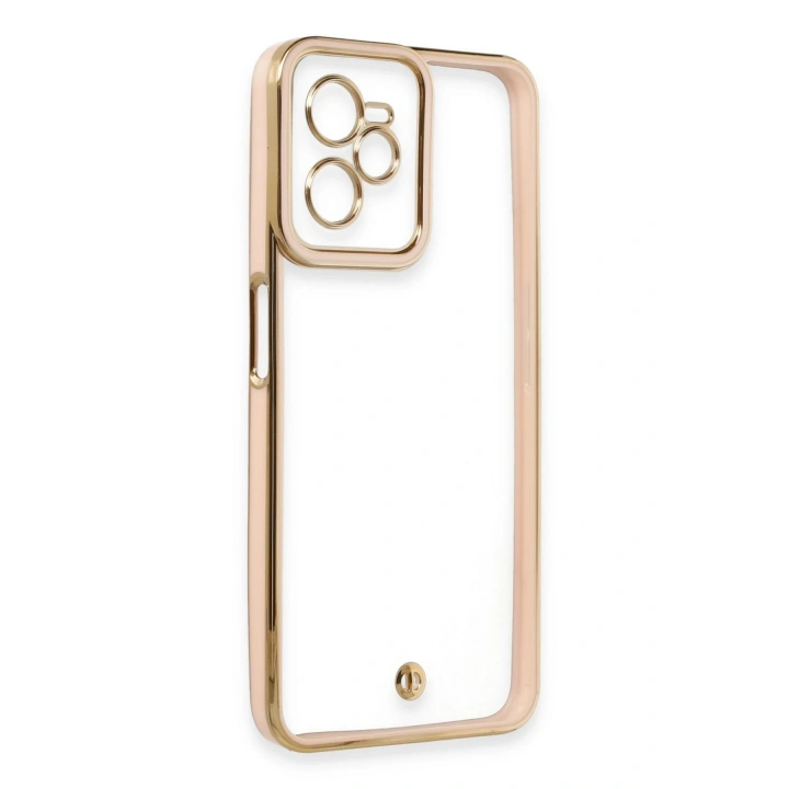 BFS  Realme C35 Kılıf Liva Lens Silikon - Pudra