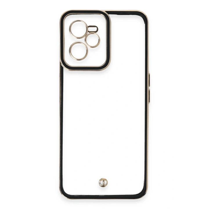 BFS  Realme C35 Kılıf Liva Lens Silikon - Siyah