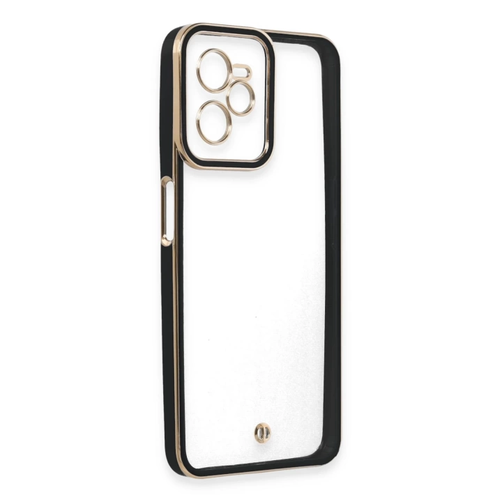BFS  Realme C35 Kılıf Liva Lens Silikon - Siyah