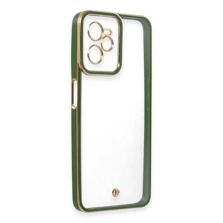 BFS  Realme C35 Kılıf Liva Lens Silikon - Yeşil