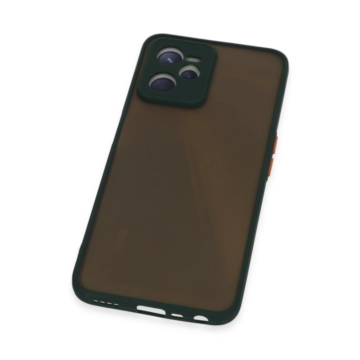 BFS  Realme C35 Kılıf Montreal Silikon Kapak - Yeşil