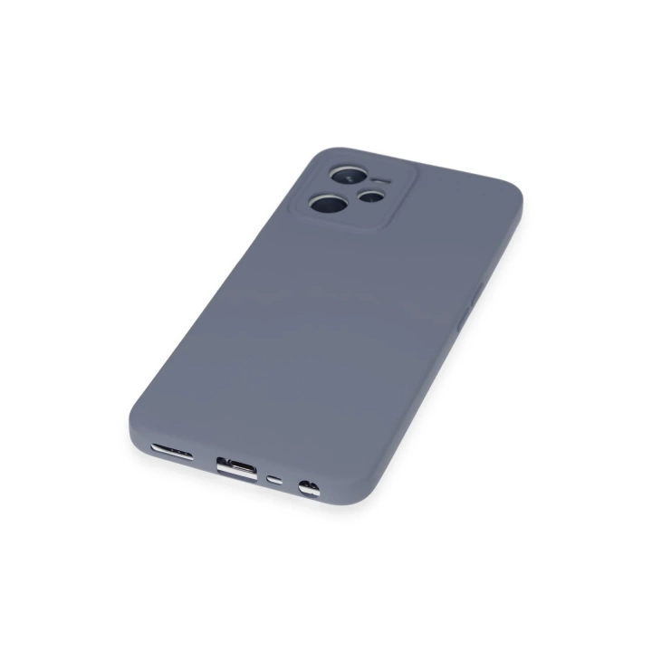 BFS  Realme C35 Kılıf Nano içi Kadife Silikon - Gri