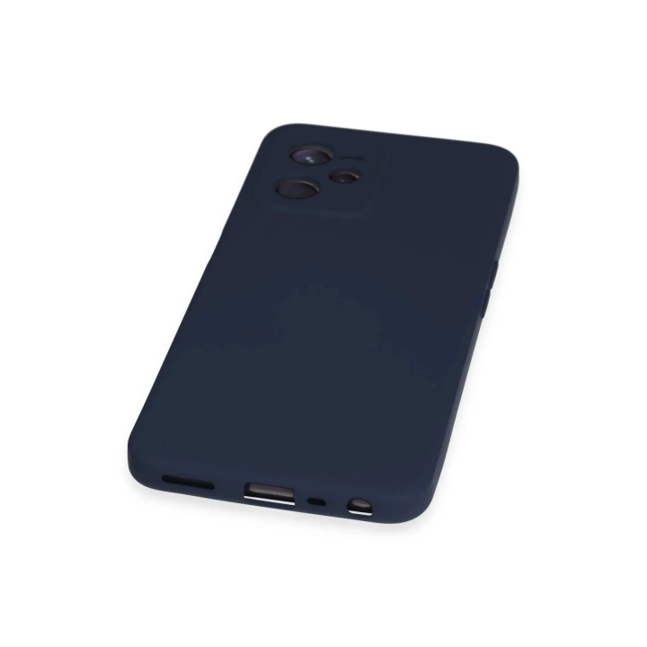BFS  Realme C35 Kılıf Nano içi Kadife Silikon - Lacivert