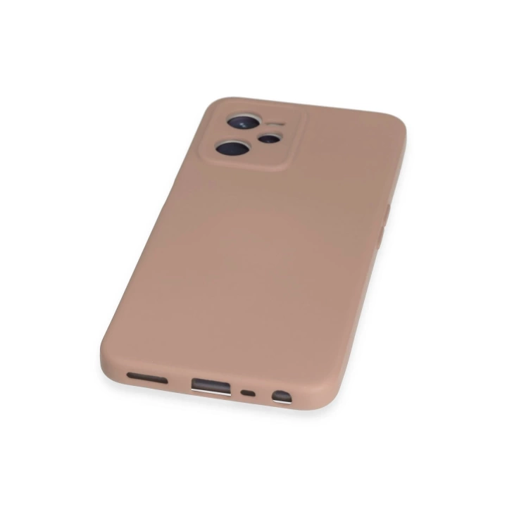 BFS  Realme C35 Kılıf Nano içi Kadife Silikon - Pudra