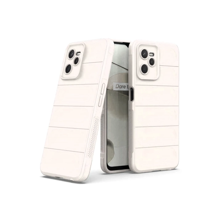 BFS  Realme C35 Kılıf Optimum Silikon - Krem
