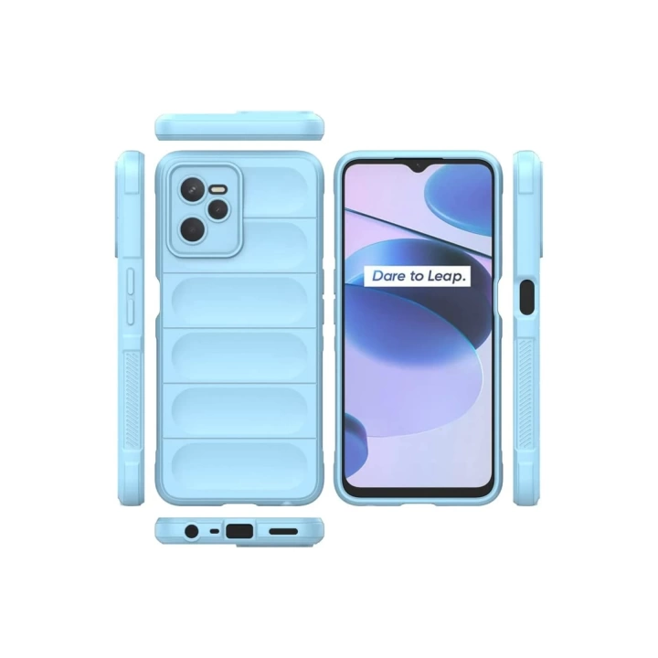 BFS  Realme C35 Kılıf Optimum Silikon - Sky Blue