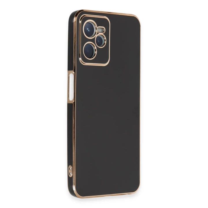 BFS  Realme C35 Kılıf Volet Silikon - Siyah