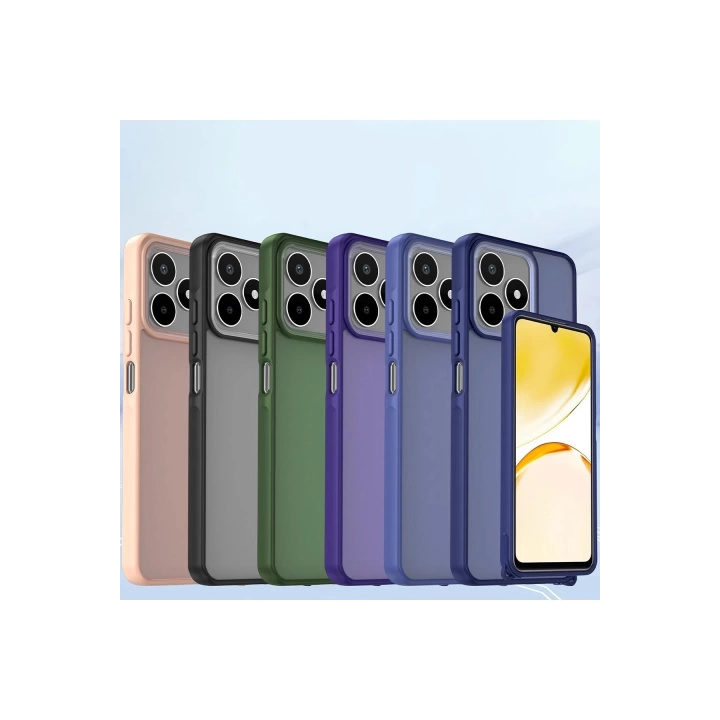 BFS  Realme C53 Kılıf Elegant Kapak - Pudra