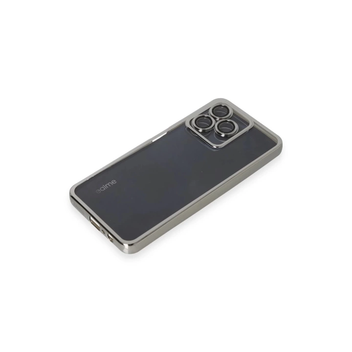 BFS Realme C53 Kılıf Lensli Silikon - Gümüş