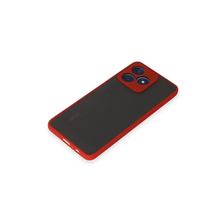 BFS  Realme C53 Kılıf Montreal Silikon Kapak - Kırmızı