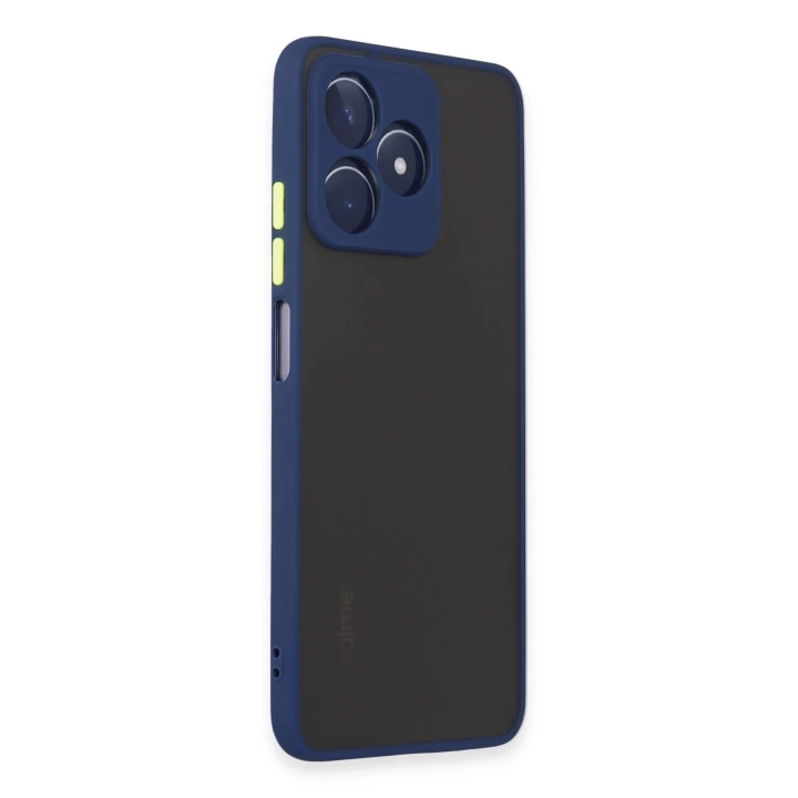 BFS  Realme C53 Kılıf Montreal Silikon Kapak - Lacivert