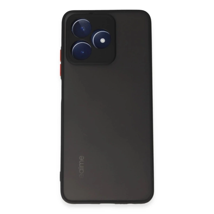 BFS  Realme C53 Kılıf Montreal Silikon Kapak - Siyah