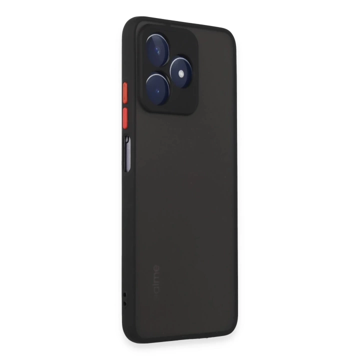 BFS  Realme C53 Kılıf Montreal Silikon Kapak - Siyah