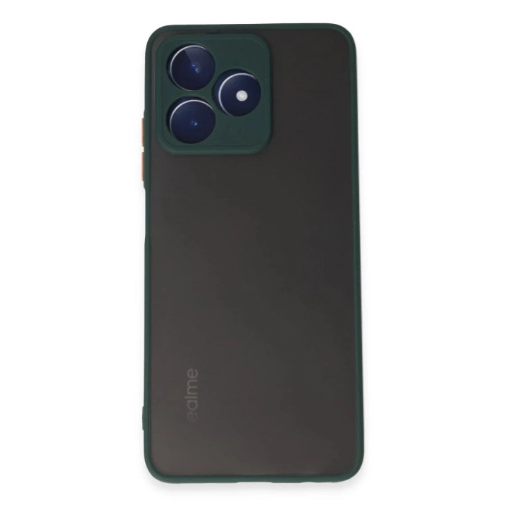 BFS  Realme C53 Kılıf Montreal Silikon Kapak - Yeşil