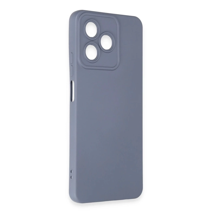 BFS  Realme C53 Kılıf Nano içi Kadife Silikon - Gri