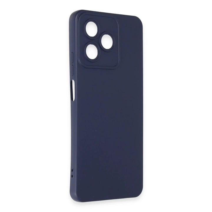 BFS Realme C53 Kılıf Nano içi Kadife Silikon - Lacivert