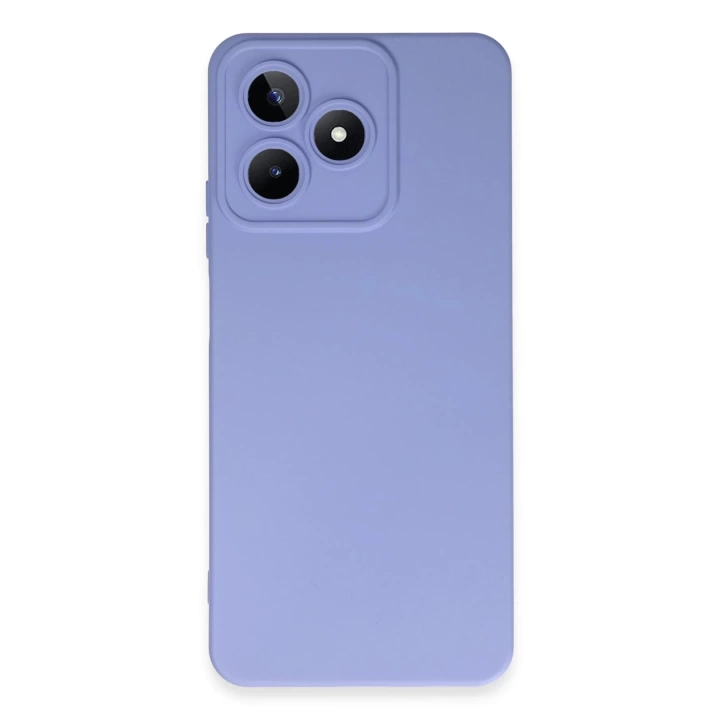 BFS  Realme C53 Kılıf Nano içi Kadife Silikon - Lila