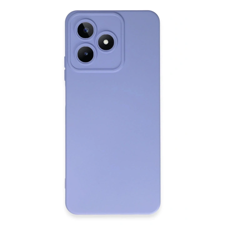 BFS Realme C53 Kılıf Nano içi Kadife Silikon - Lila