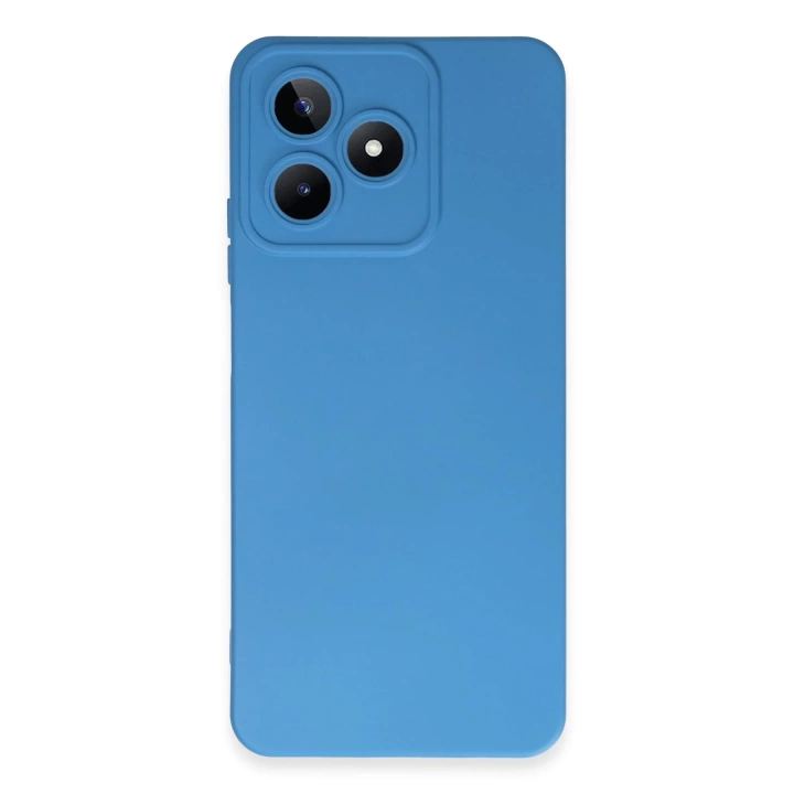 BFS  Realme C53 Kılıf Nano içi Kadife Silikon - Mavi