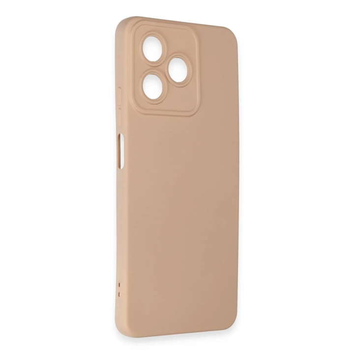 BFS  Realme C53 Kılıf Nano içi Kadife Silikon - Pudra