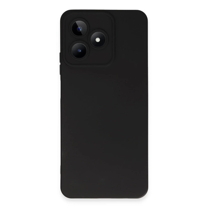 BFS  Realme C53 Kılıf Nano içi Kadife Silikon - Siyah