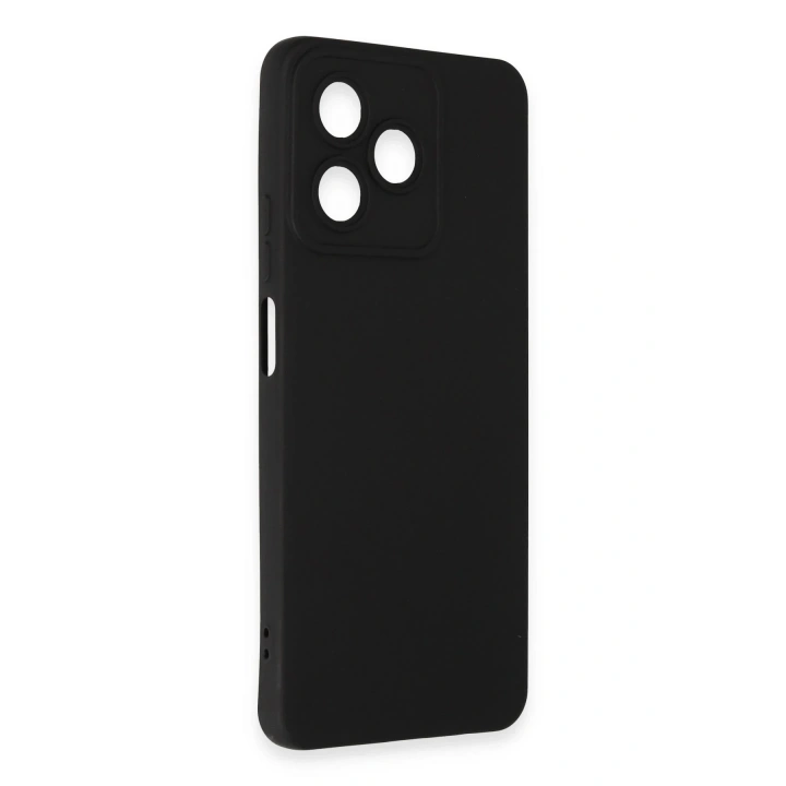 BFS Realme C53 Kılıf Nano içi Kadife Silikon - Siyah