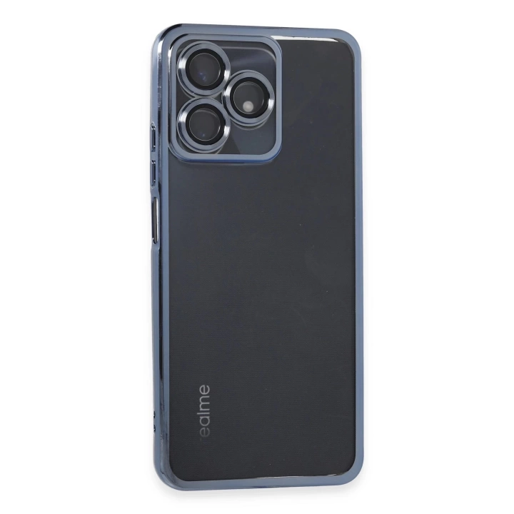 BFS  Realme C53 Kılıf Razer Lensli Silikon - Açık Mavi