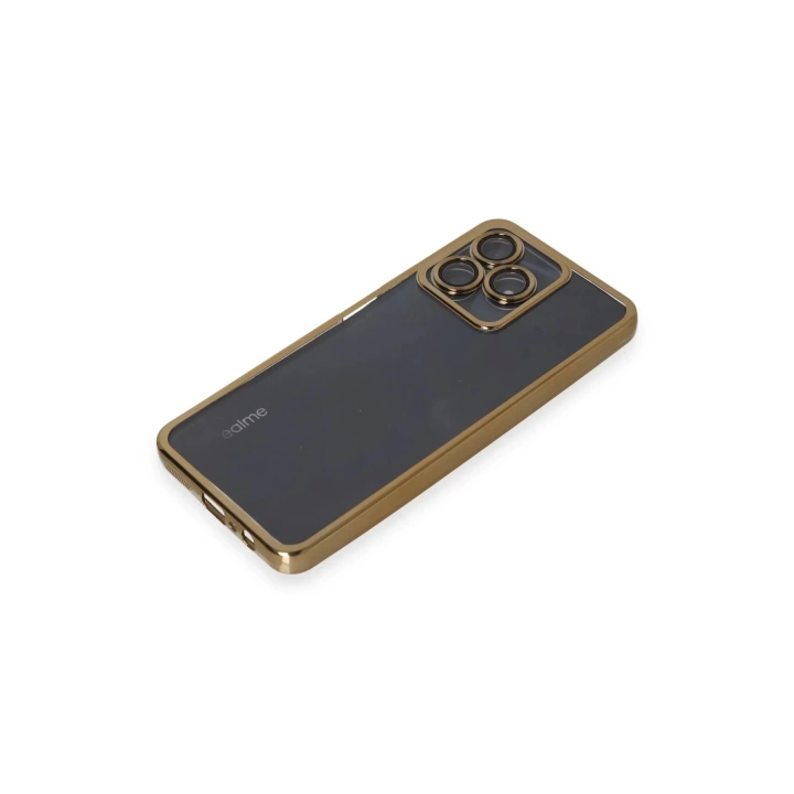 BFS  Realme C53 Kılıf Razer Lensli Silikon - Gold