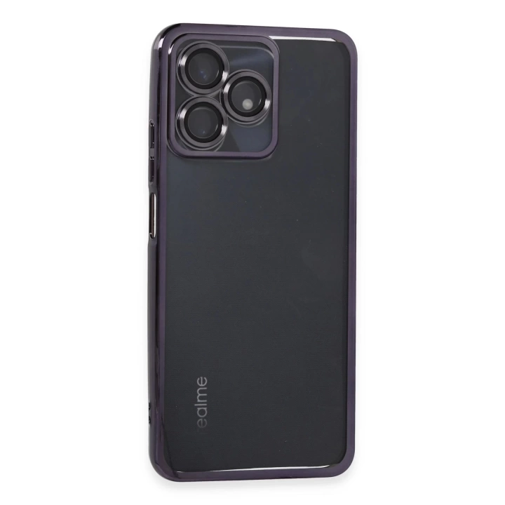 BFS  Realme C53 Kılıf Razer Lensli Silikon - Mor