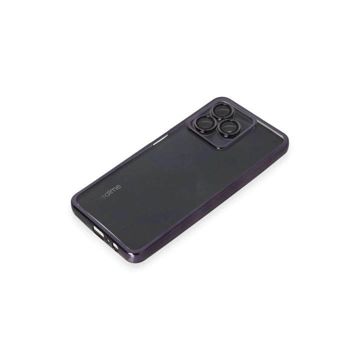 BFS  Realme C53 Kılıf Razer Lensli Silikon - Mor